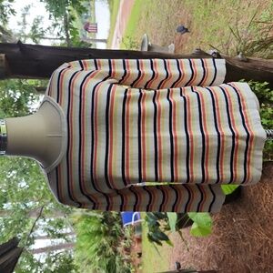 Kinross Cashmere striped crew neck top